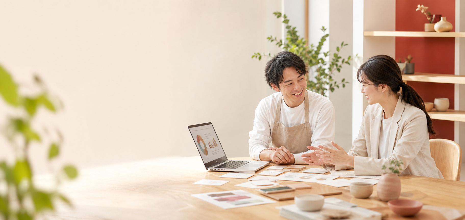 クラウドファンディング伴走支援の相談風景